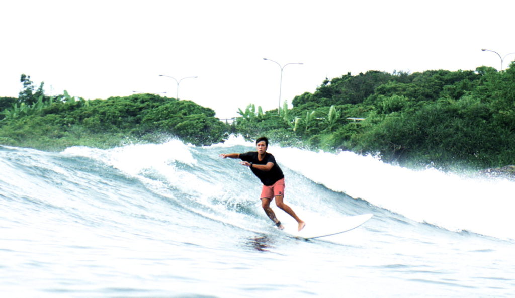 Surfing Daxi Taiwan