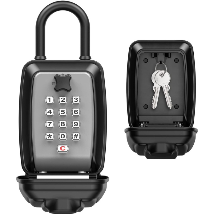 Key pad code for key lock box